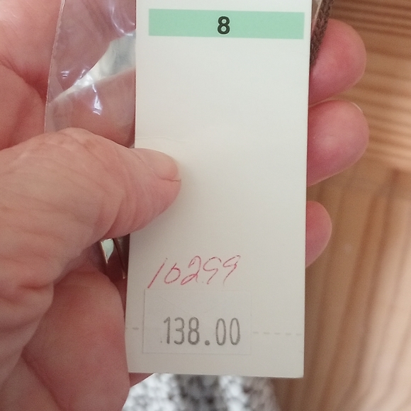 Maggy London NWT Adorable Polka Dot Dress, Sleeveless, Brown/Tan, Sz 8 - Picture 6 of 6